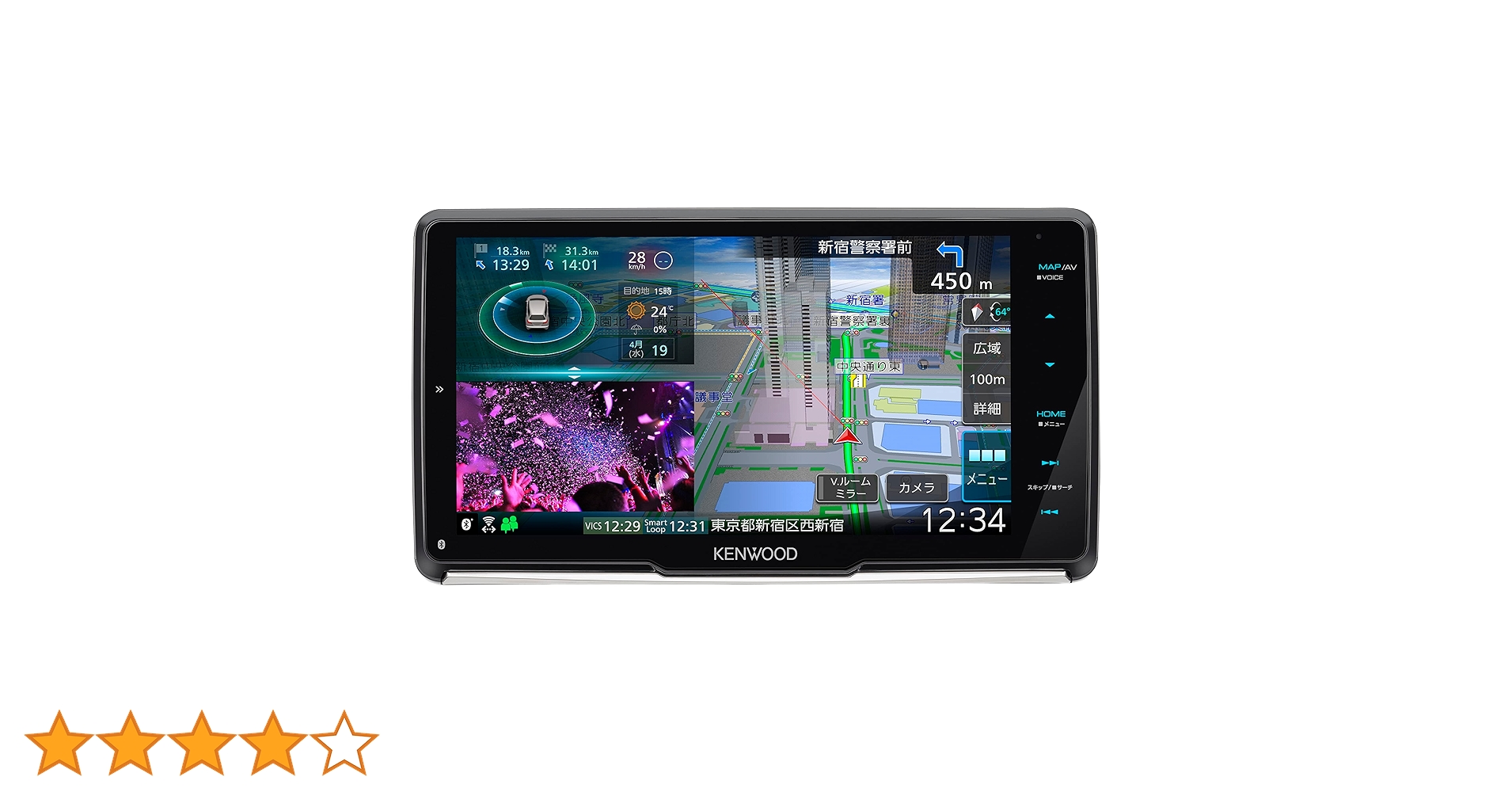 Amazon.co.jp: Kenwood MDV-M910HDF Car Navigation System, 9-Inch